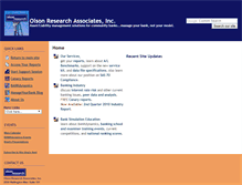 Tablet Screenshot of blogs.olsonresearch.com
